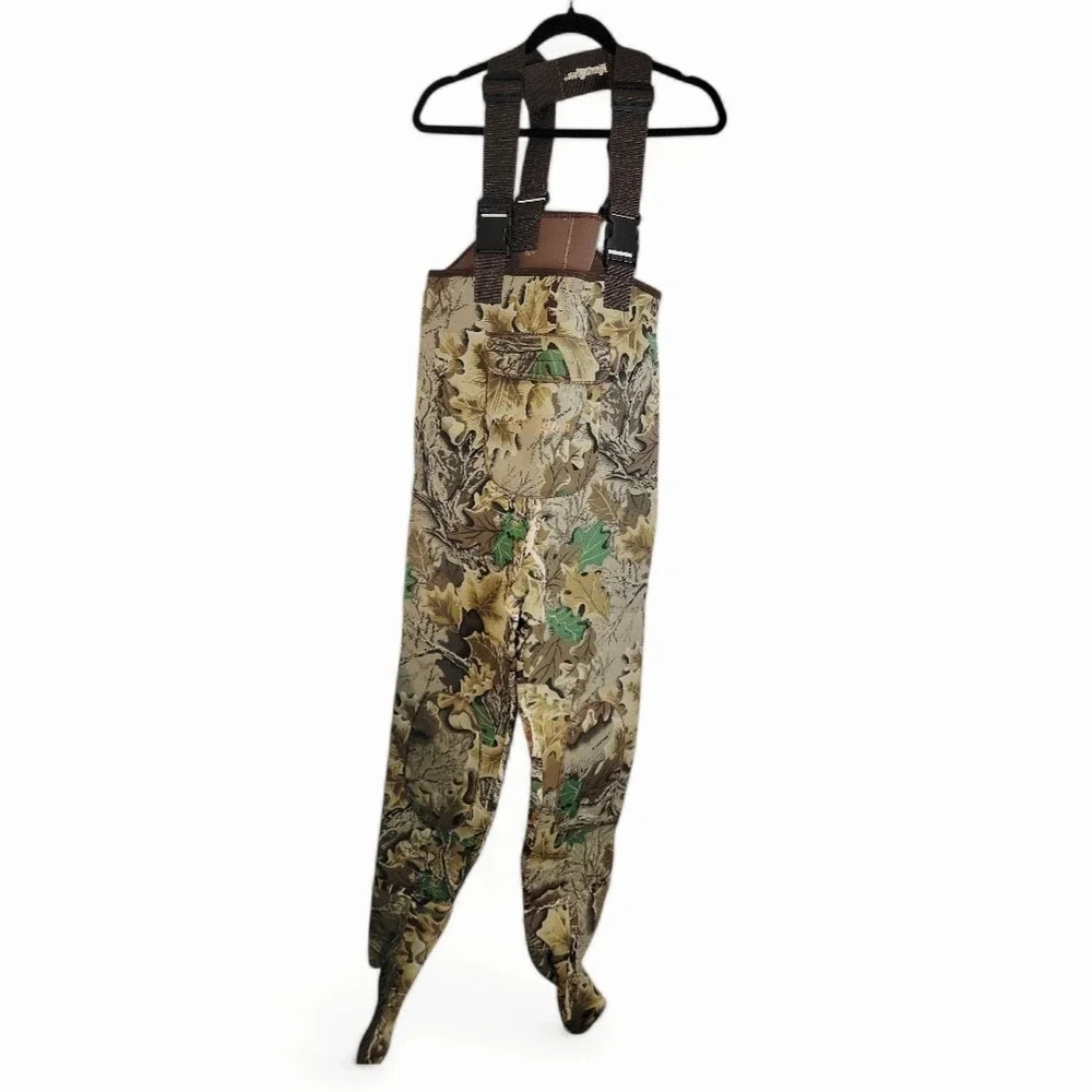 Remington Advantage Camo Neoprene Chest Waders Men's‎ Medium Bootfoot Hunting
